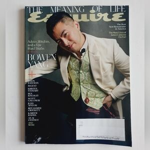 Esquire Magazine Winter, 2025 - Bowen Yang Meaning Of Life Jason Bateman 50Cent